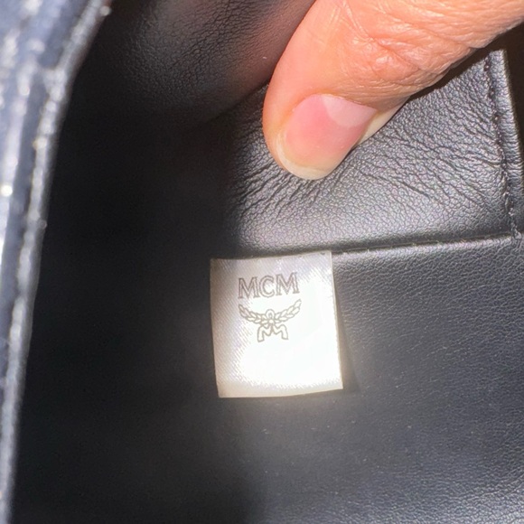 MCM Small Stark Side Studs Backpack in Visetos - UNISEX - Picture 8 of 16